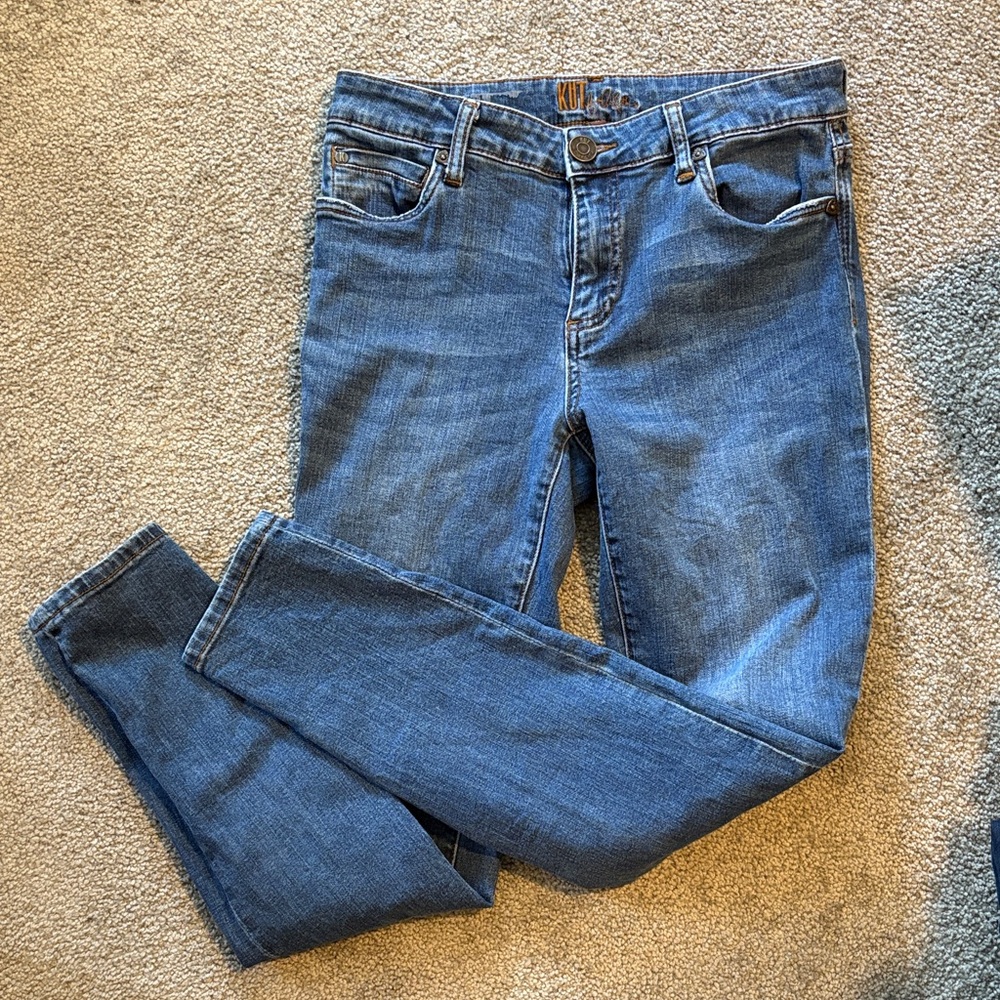 Kut From Kloth Blue Women's Skinny/Slim Jeans. Size 4